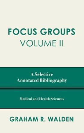 Walden |  Focus Groups | eBook | Sack Fachmedien