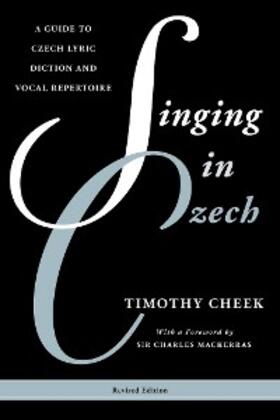 Cheek |  Singing in Czech | eBook | Sack Fachmedien