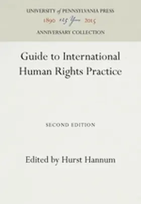 Hannum |  Guide to International Human Rights Practice | Buch |  Sack Fachmedien
