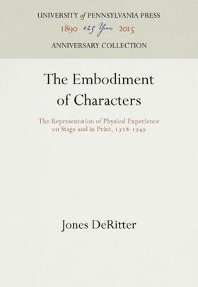 DeRitter |  The Embodiment of Characters | Buch |  Sack Fachmedien