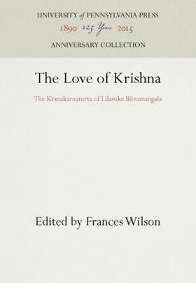 Wilson |  The Love of Krishna | Buch |  Sack Fachmedien