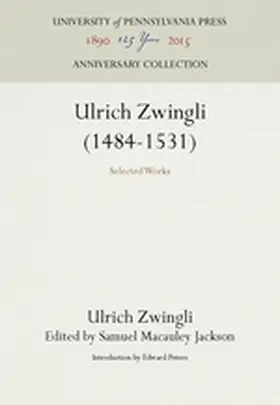 Zwingli / Jackson |  Ulrich Zwingli (1484-1531) | Buch |  Sack Fachmedien