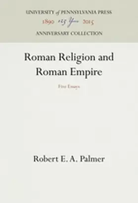 Palmer |  Roman Religion and Roman Empire | Buch |  Sack Fachmedien