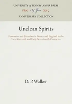 Walker |  Unclean Spirits | Buch |  Sack Fachmedien