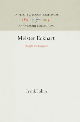 Tobin |  Meister Eckhart | Buch |  Sack Fachmedien
