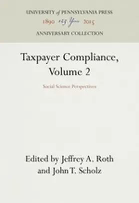 Roth / Scholz |  Taxpayer Compliance, Volume 2 | Buch |  Sack Fachmedien