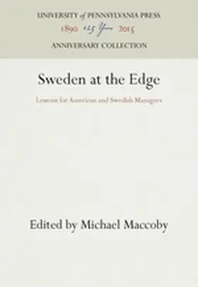 Maccoby |  Sweden at the Edge | Buch |  Sack Fachmedien