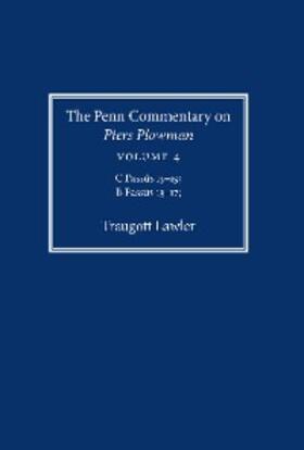 Lawler |  The Penn Commentary on Piers Plowman, Volume 4 | eBook | Sack Fachmedien
