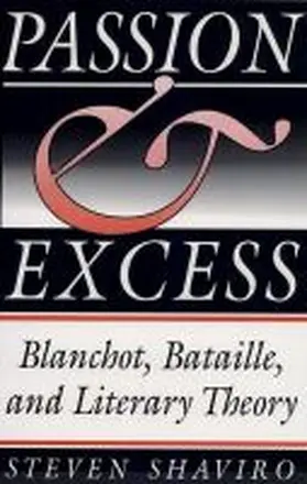 Shaviro |  Passion and Excess | Buch |  Sack Fachmedien