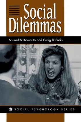 Komorita / Parks |  Social Dilemmas | Buch |  Sack Fachmedien