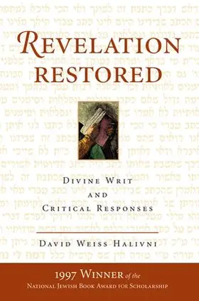 Halivni |  Revelation Restored | Buch |  Sack Fachmedien