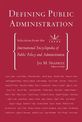 Shafritz, Jr. |  Defining Public Administration | Buch |  Sack Fachmedien
