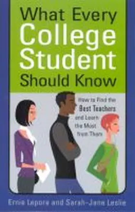 Lepore / Leslie |  What Every College Student Should Know | Buch |  Sack Fachmedien