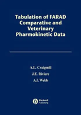 Craigmill / Riviere / Webb |  Tabulation of Farad Comparative and Veterinary Pharmacokinetic Data | Buch |  Sack Fachmedien