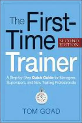 Goad |  The First-Time Trainer | Buch |  Sack Fachmedien