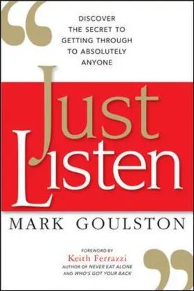 Goulston |  Just Listen | Softcover | Buch |  Sack Fachmedien