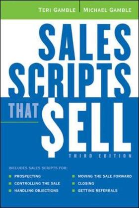 Gamble | Sales Scripts That Sell. | Buch | 978-0-8144-7421-1 | sack.de