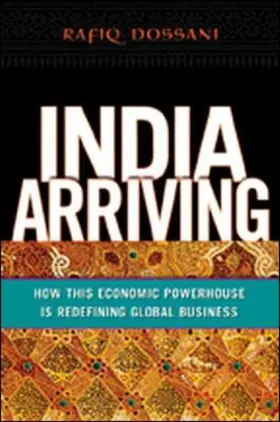 Dossani |  India Arriving | Buch |  Sack Fachmedien