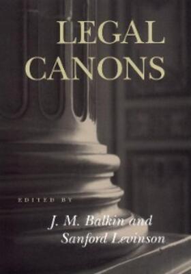 Balkin / Levinson | Legal Canons | E-Book | sack.de