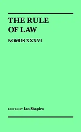 Shapiro |  The Rule of Law | eBook | Sack Fachmedien