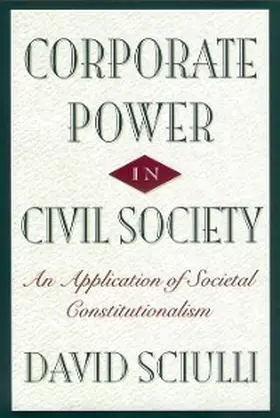 Sciulli |  Corporate Power in Civil Society | eBook | Sack Fachmedien