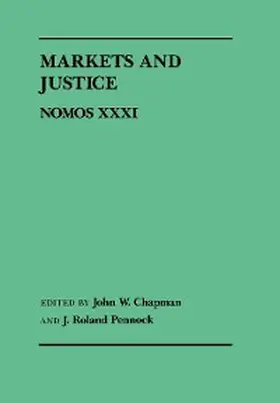 Chapman |  Markets and Justice | eBook | Sack Fachmedien
