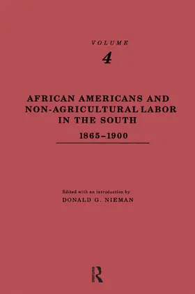 Nieman |  African-Americans and Non-Agricultural Labor in the South 1865-1900 | Buch |  Sack Fachmedien
