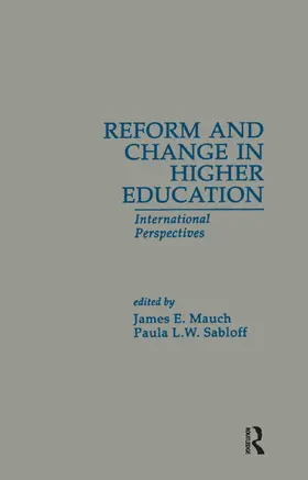 Mauch / Sabloff |  Reform and Change in Higher Education | Buch |  Sack Fachmedien