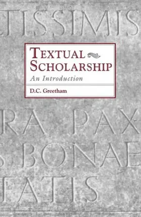 Greetham | Textual Scholarship | Buch | 978-0-8153-1791-3 | www.sack.de
