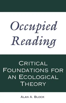 Block |  Occupied Reading | Buch |  Sack Fachmedien