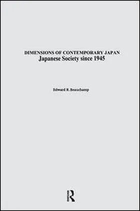 Beauchamp |  Japanese Society since 1945 | Buch |  Sack Fachmedien