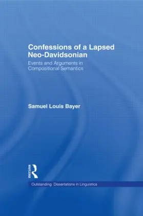 Bayer |  Confessions of a Lapsed Neo-Davidsonian | Buch |  Sack Fachmedien