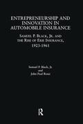 Black / Rossi |  Entrepreneurship and Innovation in Automobile Insurance | Buch |  Sack Fachmedien