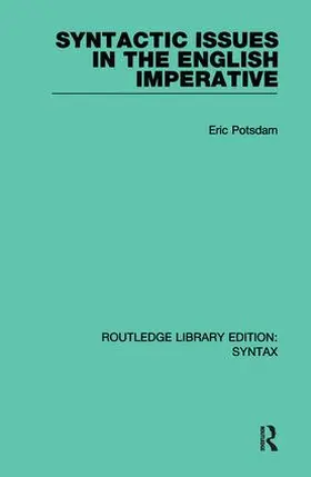 Potsdam |  Syntactic Issues in the English Imperative | Buch |  Sack Fachmedien
