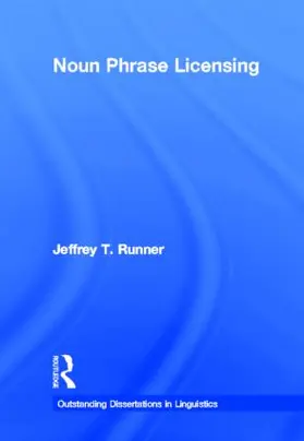 Runner |  Noun Phrase Licensing | Buch |  Sack Fachmedien