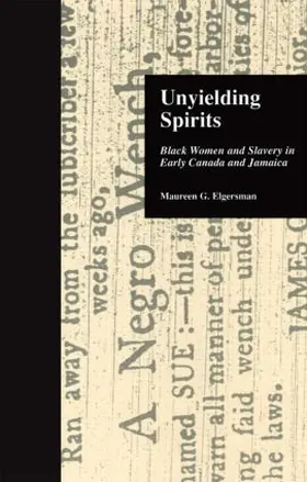 Elgersman |  Unyielding Spirits | Buch |  Sack Fachmedien