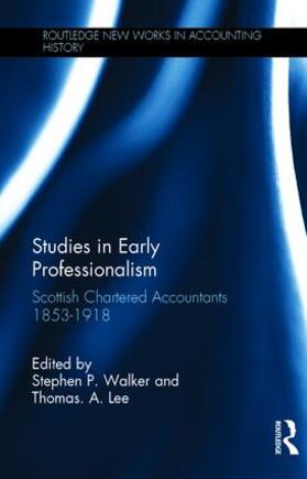Walker / Lee | Studies in Early Professionalism | Buch | 978-0-8153-3231-2 | sack.de