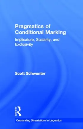 Schwenter |  Pragmatics of Conditional Marking | Buch |  Sack Fachmedien