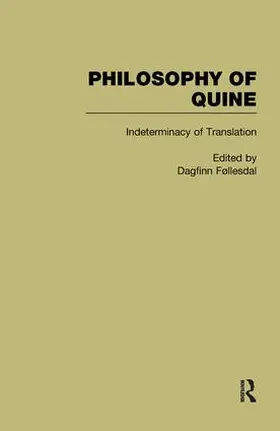 Follesdal |  Indeterminacy of Translation | Buch |  Sack Fachmedien