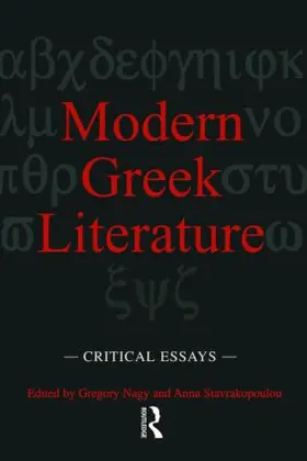 Nagy / Stavrakopoulou |  Modern Greek Literature | Buch |  Sack Fachmedien
