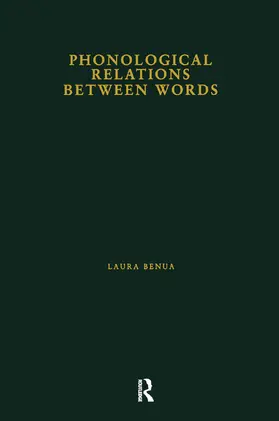 Benua |  Phonological Relations Between Words | Buch |  Sack Fachmedien