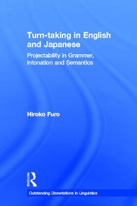 Furo |  Turn-taking in English and Japanese | Buch |  Sack Fachmedien