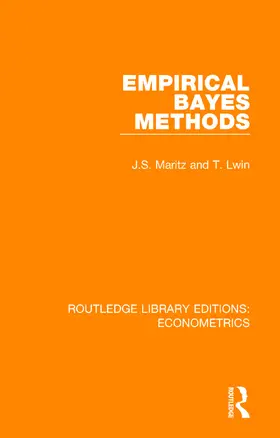 Maritz / Lwin | Empirical Bayes Methods | Buch | 978-0-8153-5037-8 | sack.de
