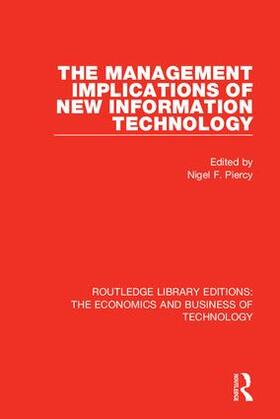 Piercy |  The Management Implications of New Information Technology | Buch |  Sack Fachmedien