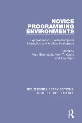 Eisenstadt / Keane / Rajan |  Novice Programming Environments | Buch |  Sack Fachmedien