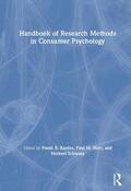 Kardes / Herr / Schwarz |  Handbook of Research Methods in Consumer Psychology | Buch |  Sack Fachmedien