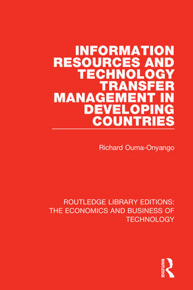 Onyango |  Information Resources and Technology Transfer Management in Developing Countries | Buch |  Sack Fachmedien