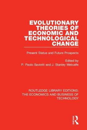 Saviotti / Metcalfe |  Evolutionary Theories of Economic and Technological Change | Buch |  Sack Fachmedien