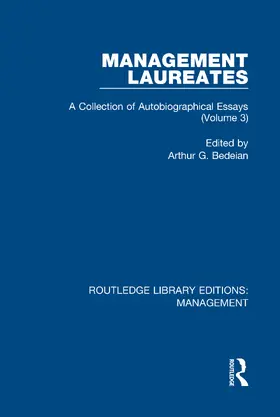 Bedeian |  Management Laureates | Buch |  Sack Fachmedien