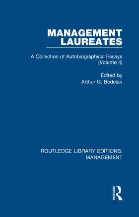 Bedeian |  Management Laureates | Buch |  Sack Fachmedien